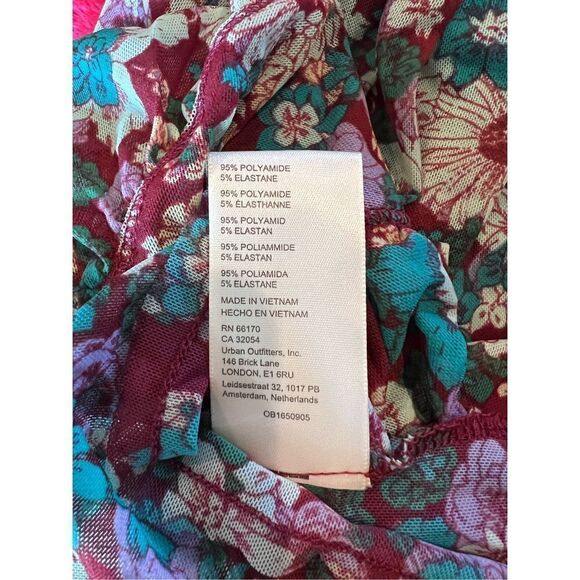 Free People Women's Up For Anything Top In Raisin Combo Size S NWT - Picture 5 of 5